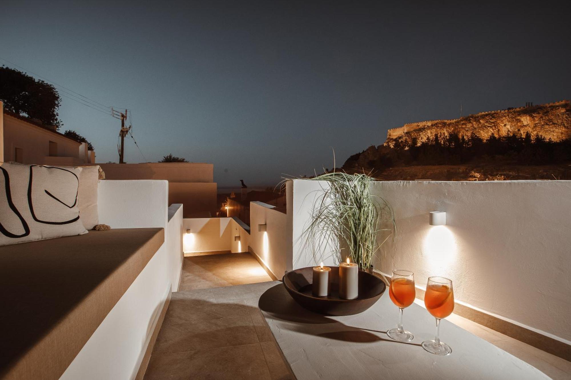 Noema Lindos - Athena Apartment Exteriör bild