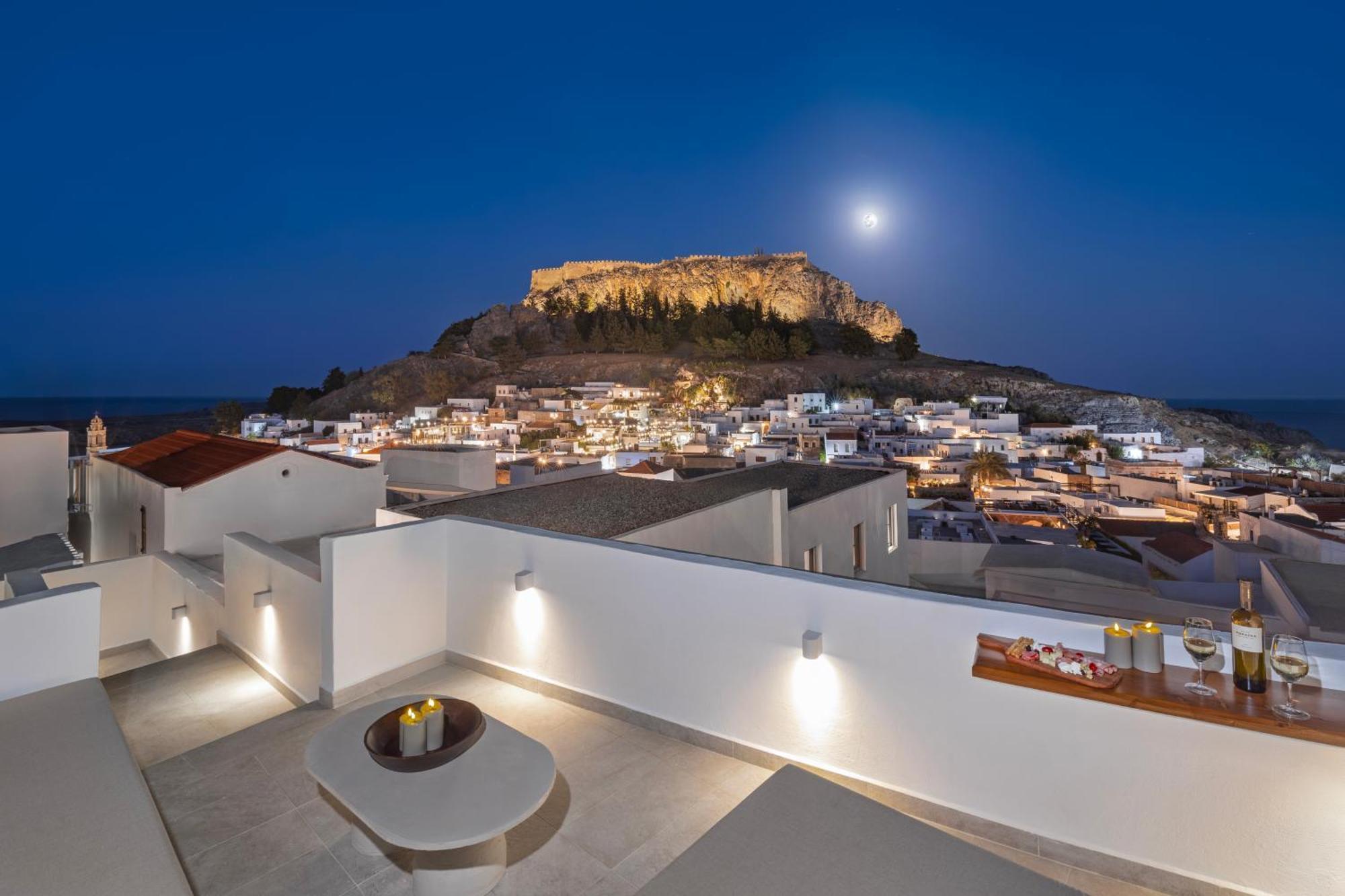 Noema Lindos - Athena Apartment Exteriör bild